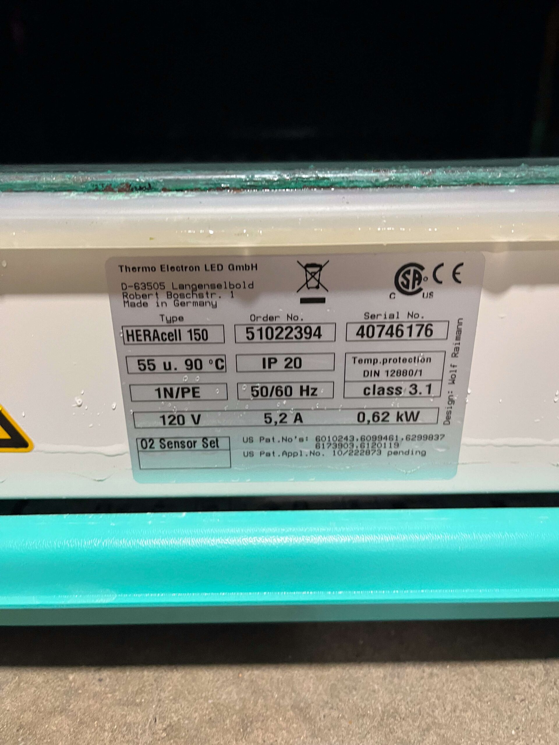 Thermo CO2 Copper Incubator HERAcell 150 BaneBio