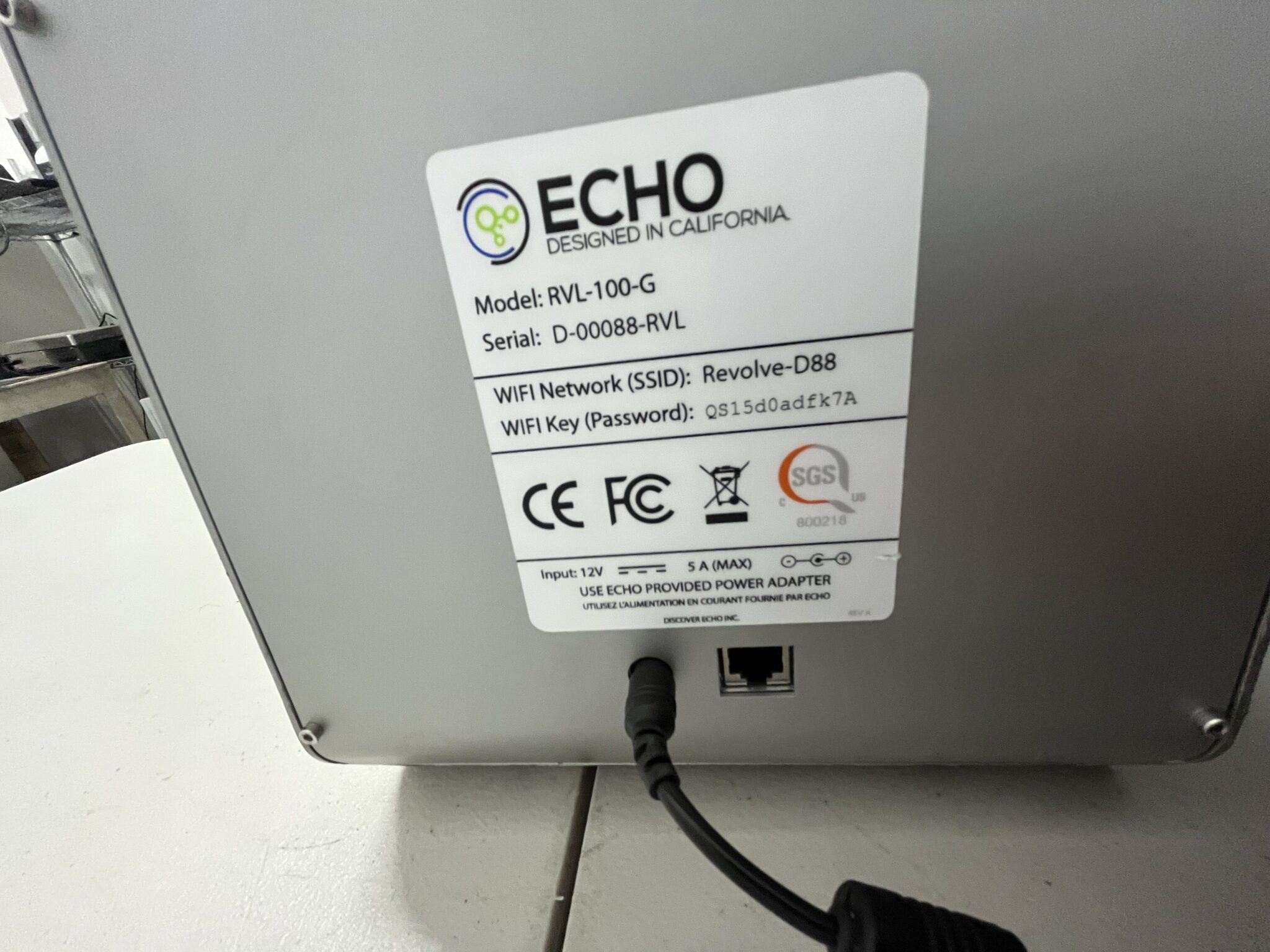 ECHO Revolve Microscope RVL-100-G | BaneBio