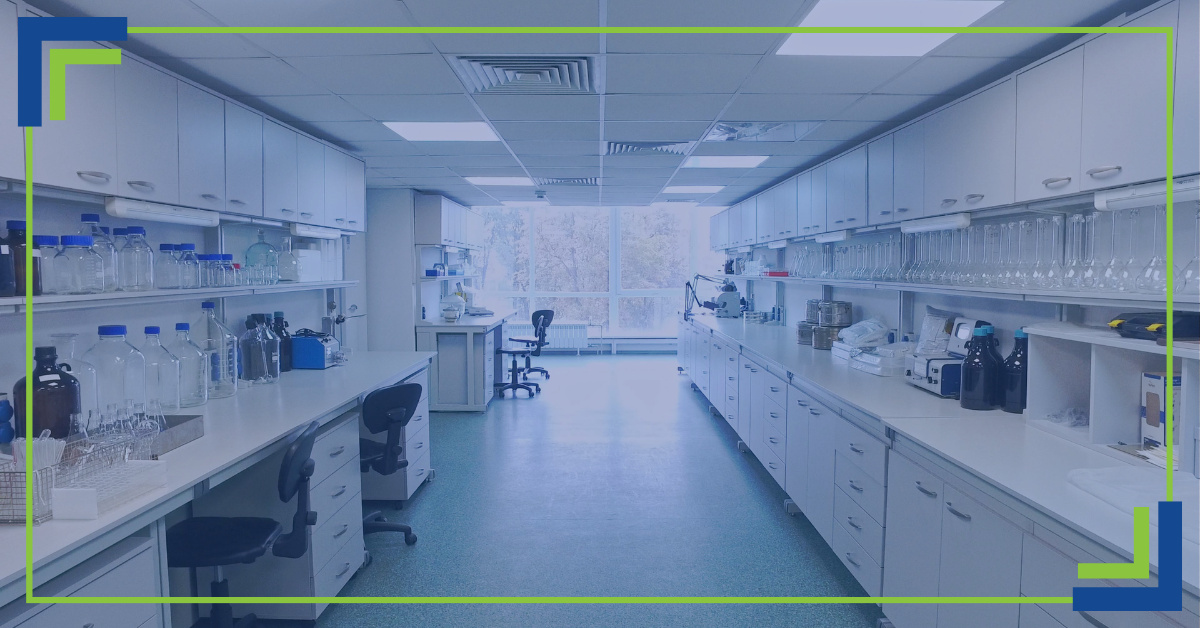Decorative image of a lab setup